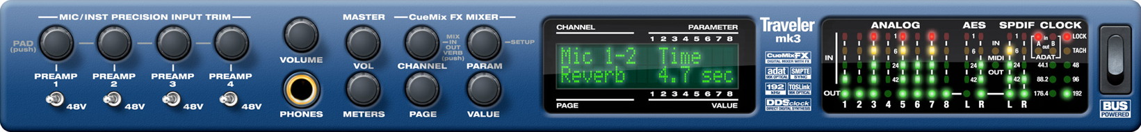 MOTU Traveler mk3 Audio Interface